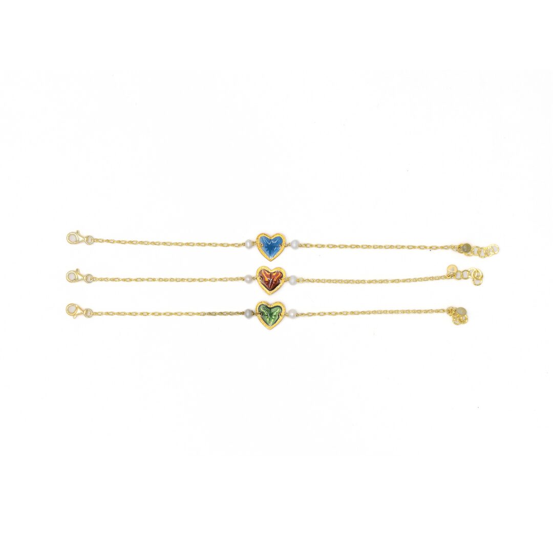 Bracciale Cuore Rosso SACRAMORE FIRENZE