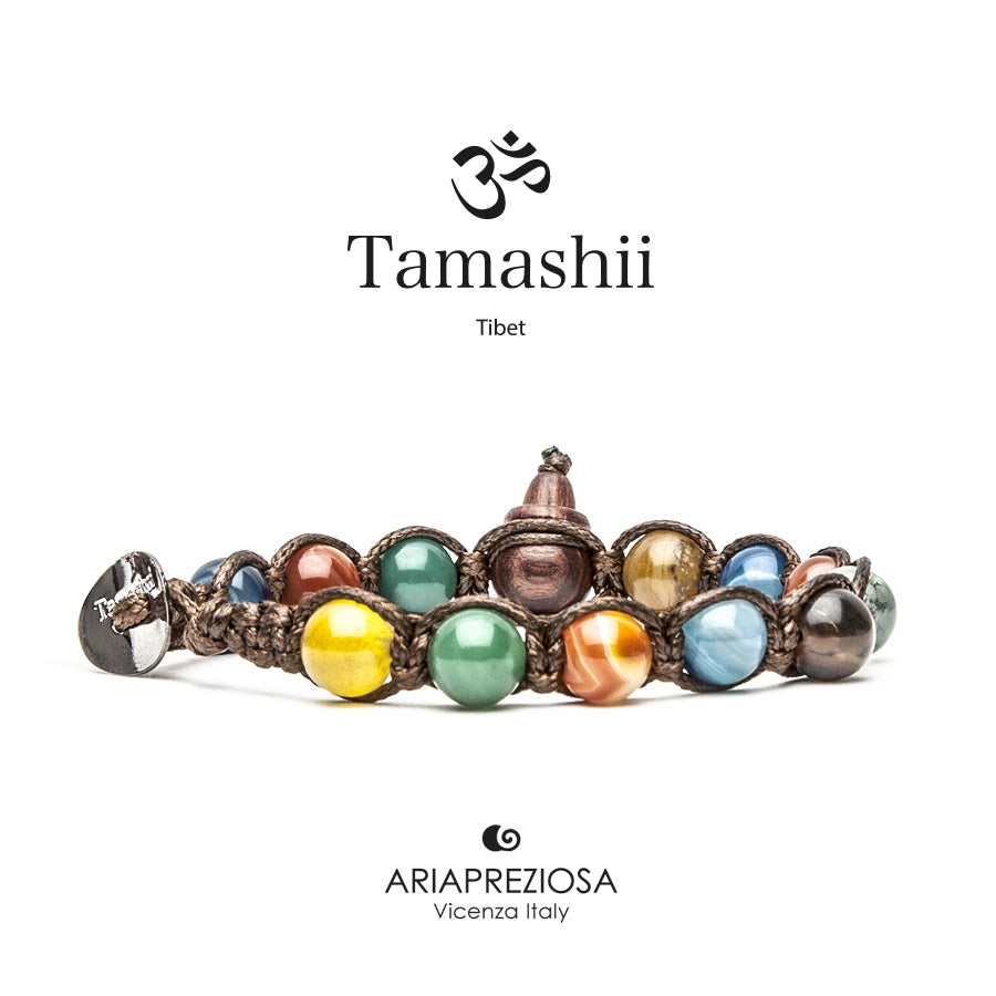 Bracciale TAMASHII Agata Striata Mix Colori
