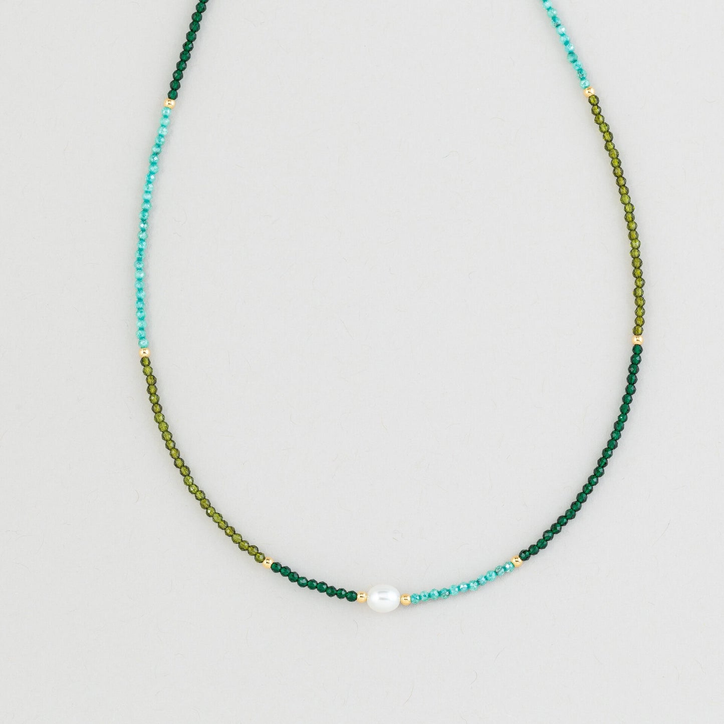 Collana Multicolor con Perla