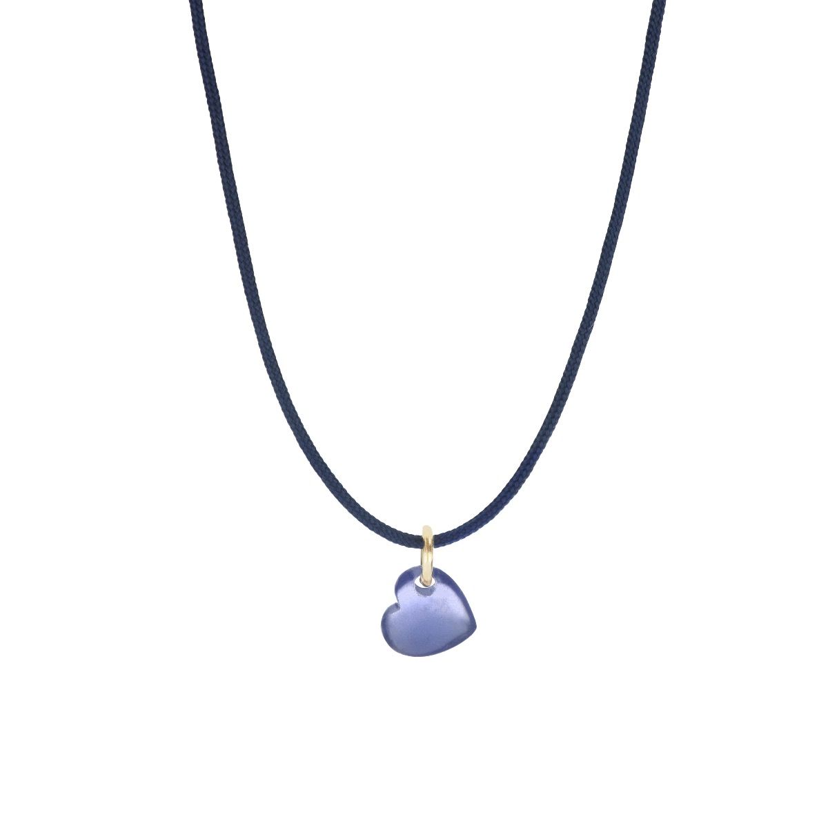 CUORE 18KT BATTITO IOLITE BLU