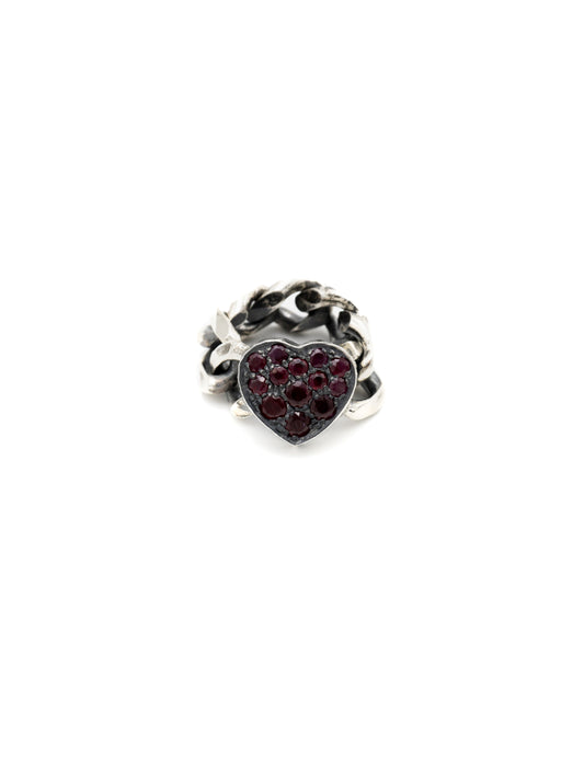 Anello Cuore Catena Sacramore Firenze