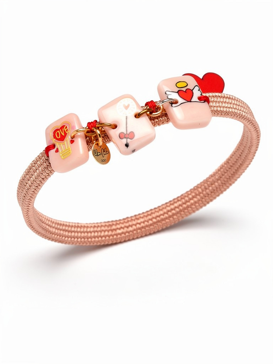 Bracciale 3 Targhette UN FILO E BASTA