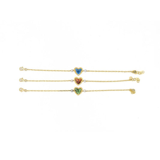 Bracciale Cuore Rosso SACRAMORE FIRENZE