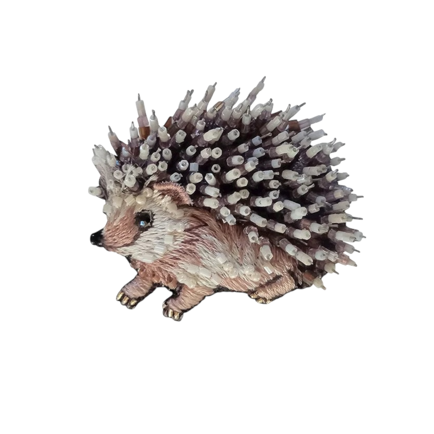 Spilla Riccio White Breasted Hedgehog