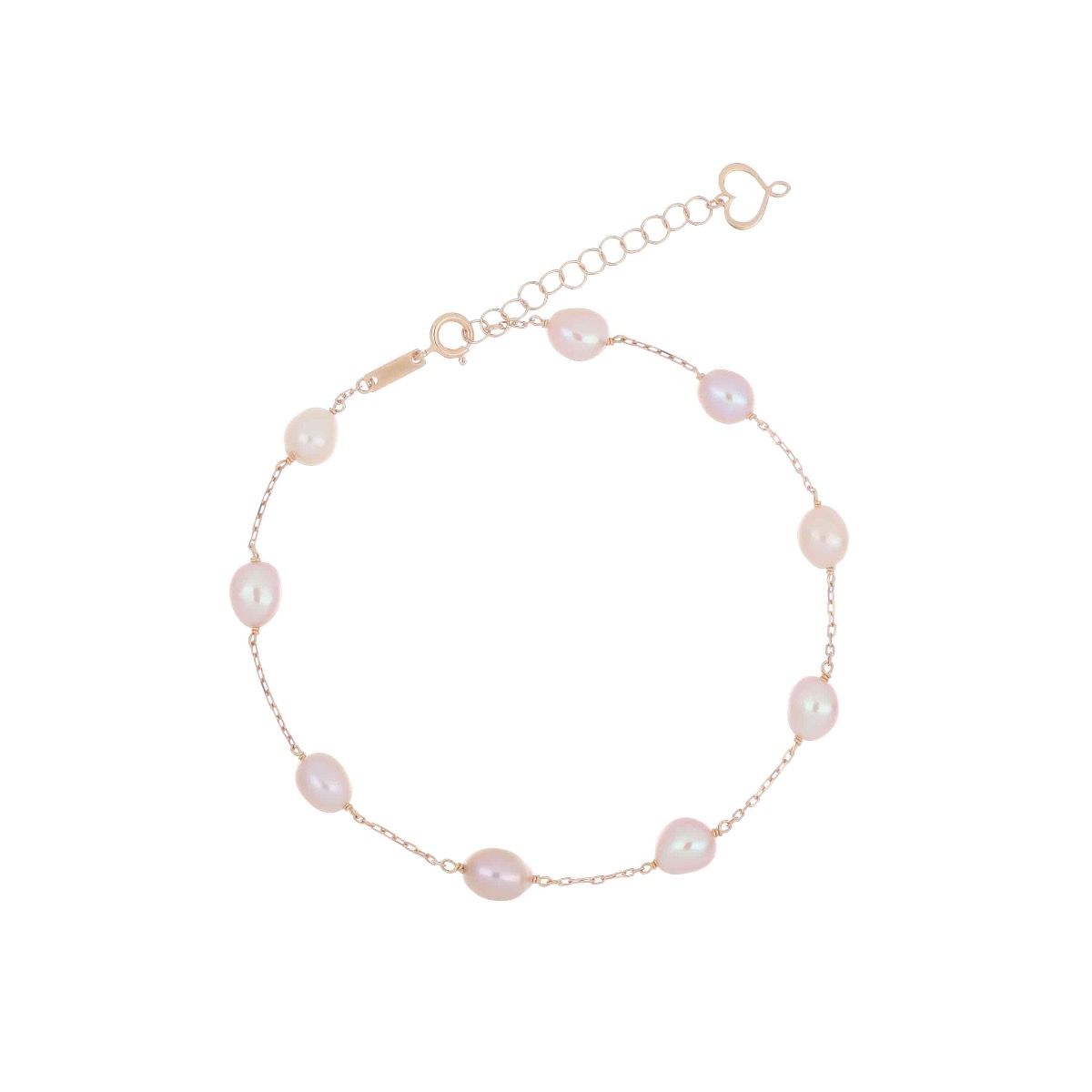 Bracciale 18kt Perla Rosa