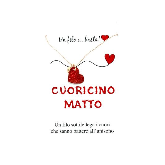 Collana Cuore Glitter UN FILO E BASTA