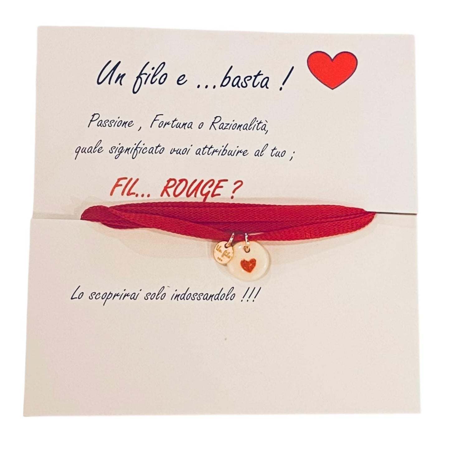 Bracciale UN FILO E BASTA Fil Rouge