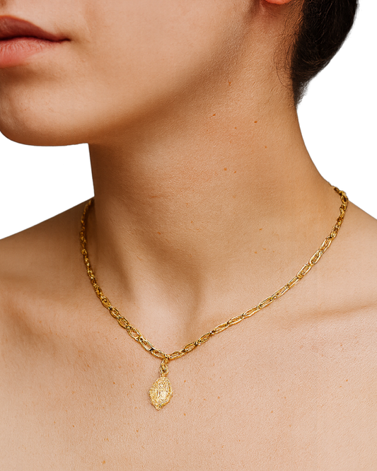 Collana in Acciaio Dorato